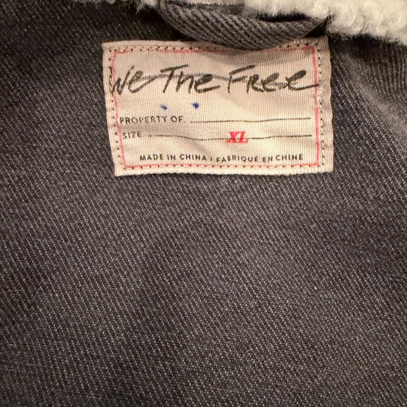 Free people -Tone Hooded Denim Jacket - Picture 4 of 4